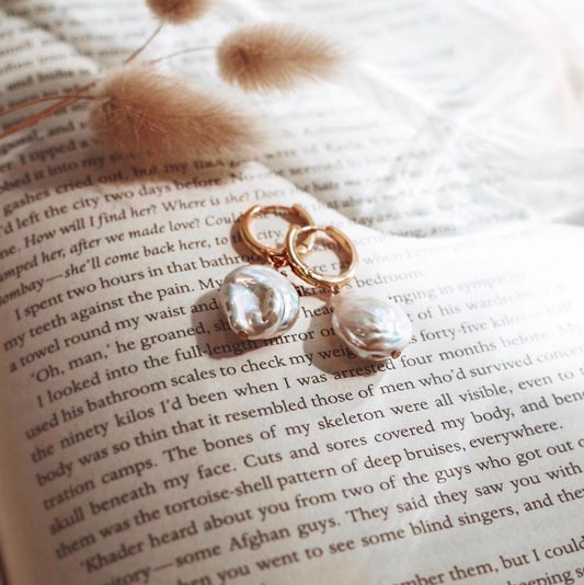 Baroque Pearl Lust Earrings Gold/Silver