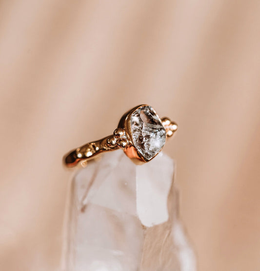 Herkimer Diamond Ring
