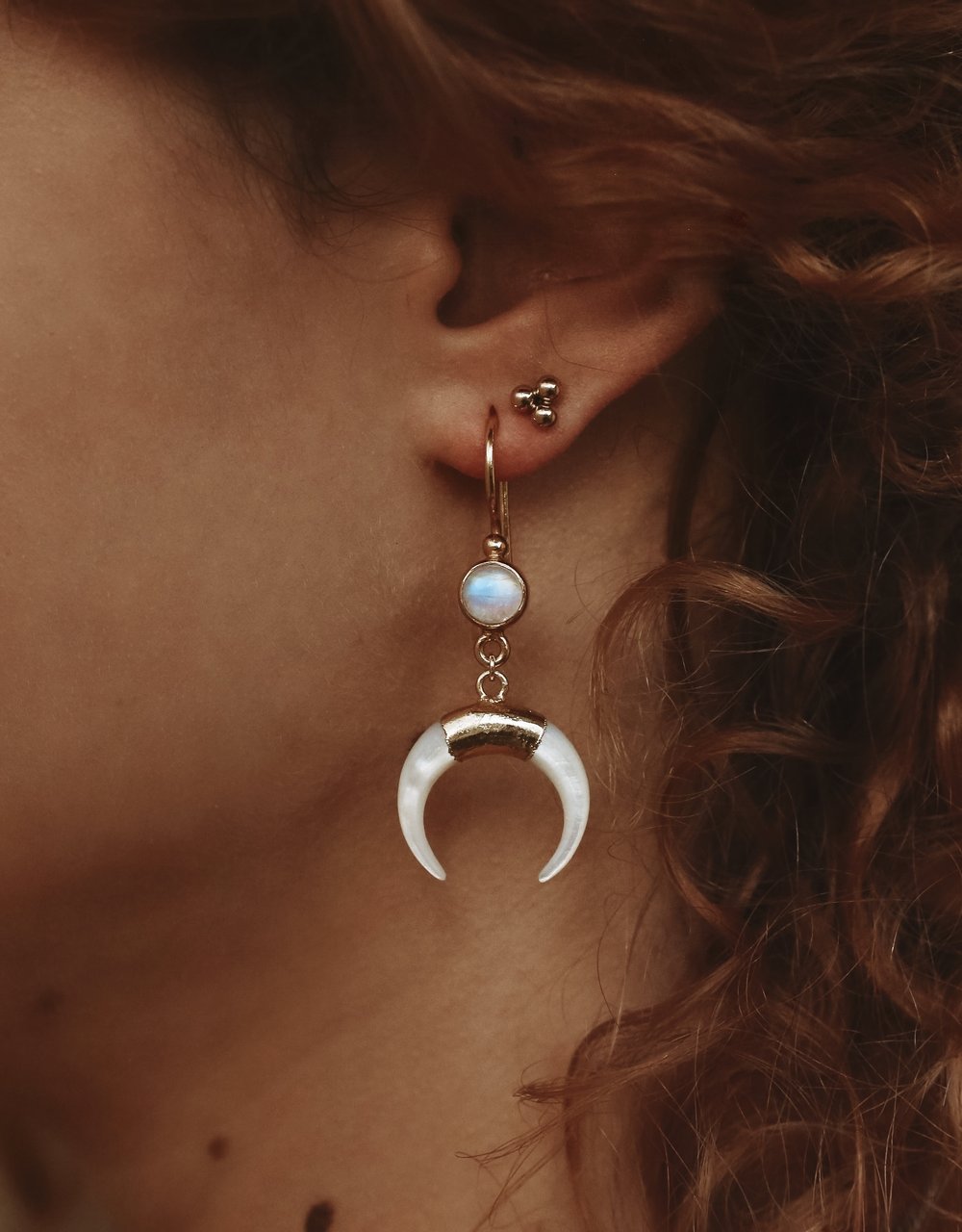 Moon Crescent Earrings