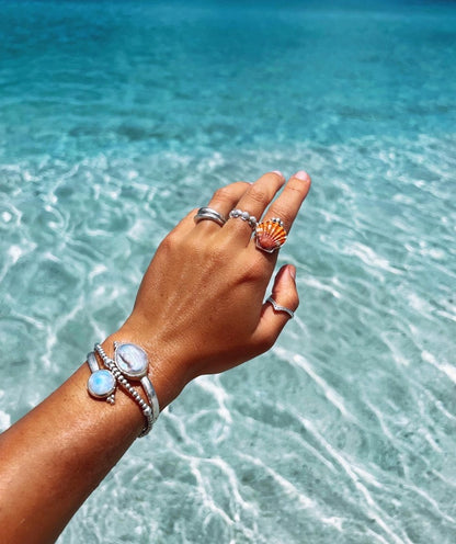 Hawaiian Sunrise Shell Ring